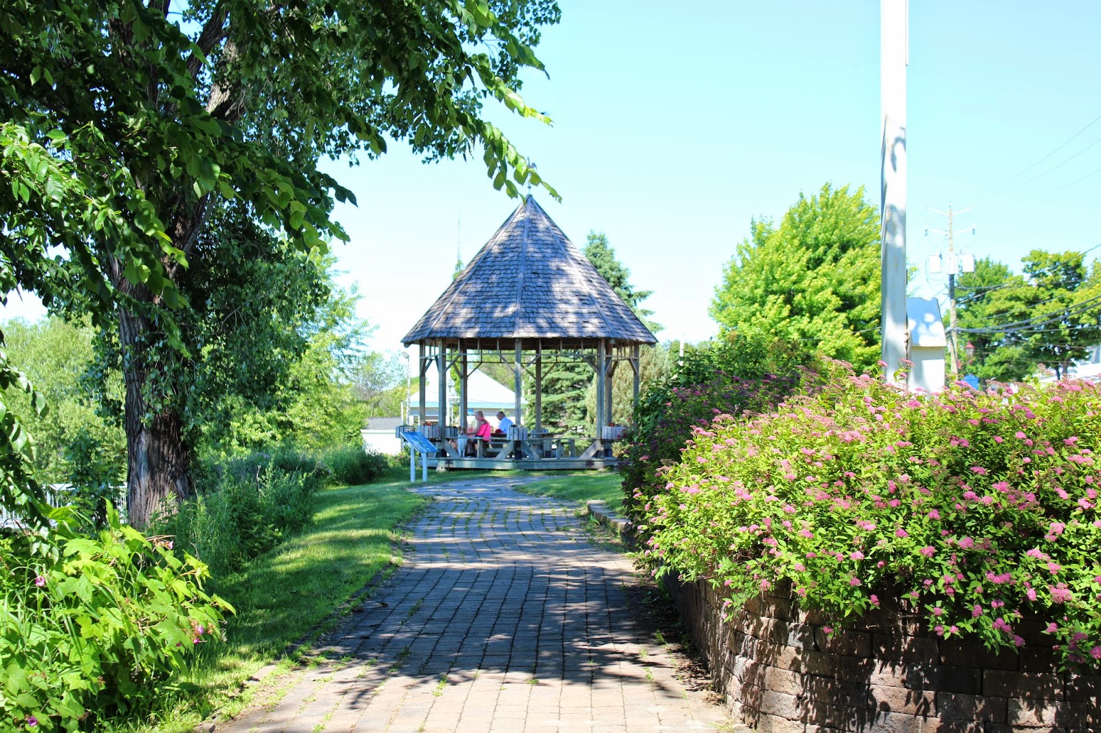 Une vue du parc nautique